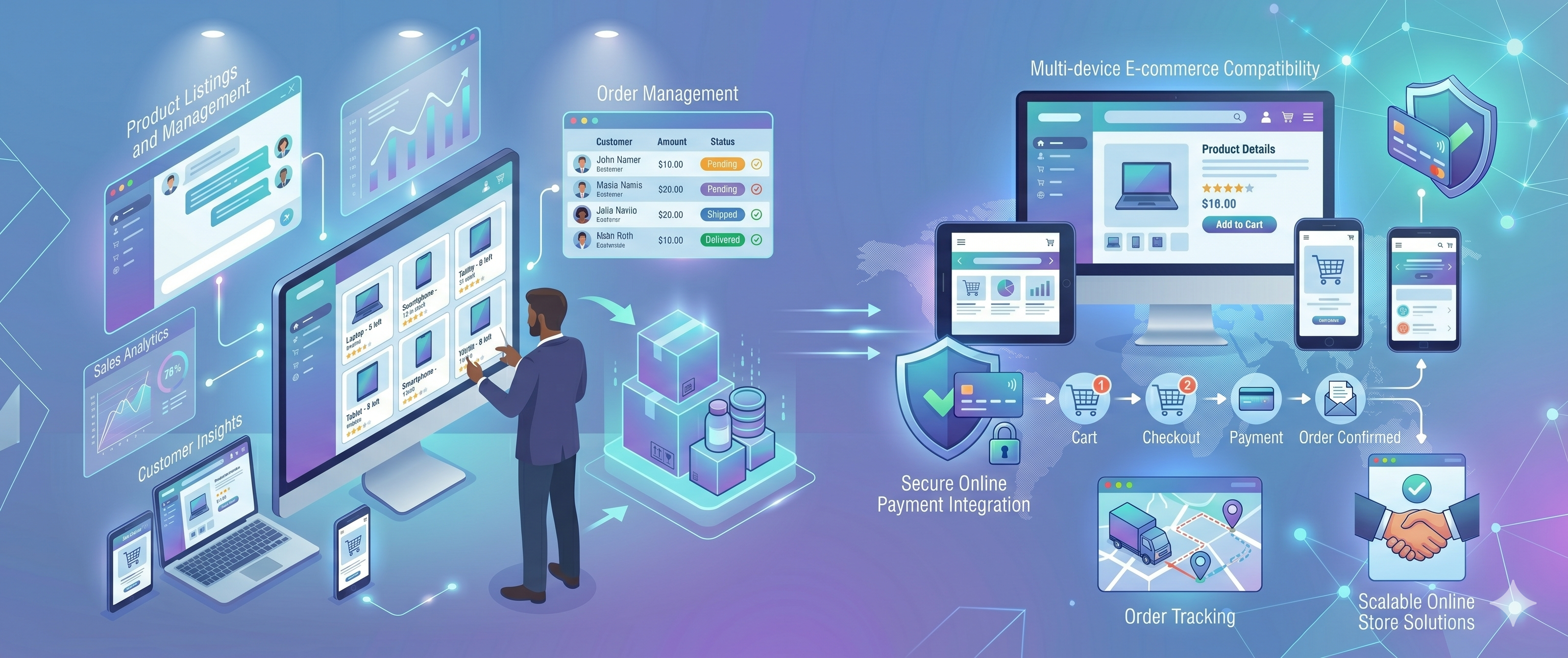 E-Commerce Services Background