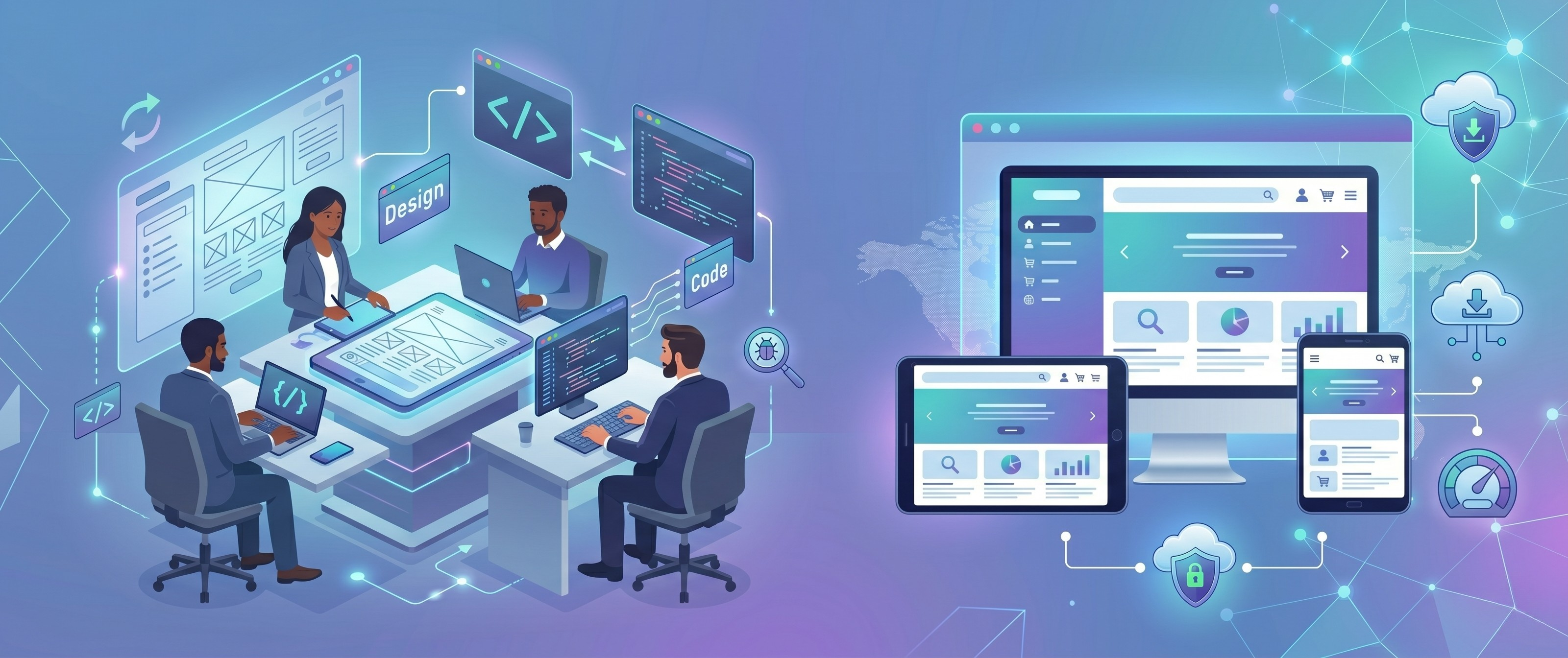 Website Development Background